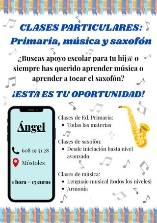 Clases particulares de primaria en Móstoles