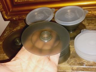 Tupperware Conjunto 6 Taças desmontaveis com tampa