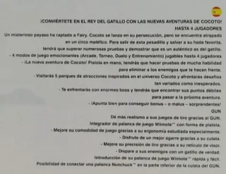 NUEVO.OFERTA.Pack wii: juego Cocoto+escopeta+pisto