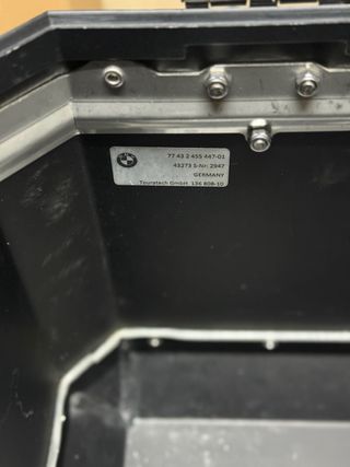 Top Case negro original BMW