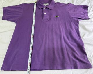 Polo Lacoste Morado Talla M
