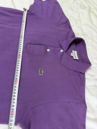 Polo Lacoste Morado Talla M