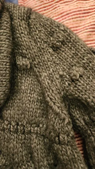 Coprispalle grigio lana e alpaca