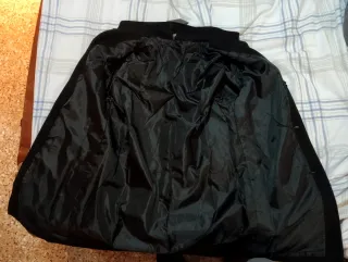 Abrigo gabardina hombre negro M 3 botones