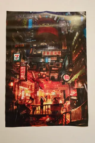 Póster Anime Doble Cara