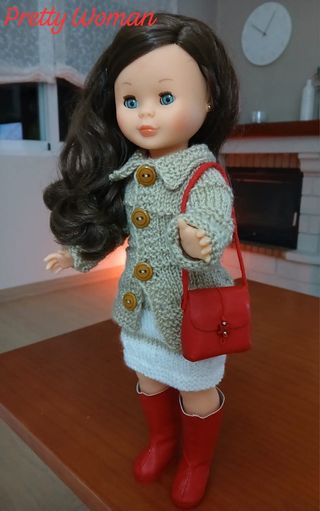 Ropa Muñeca Nancy Clásica Conjunto Rosa