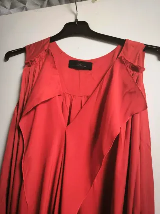 Vestido Carolina Herrera Rojo Talla Única