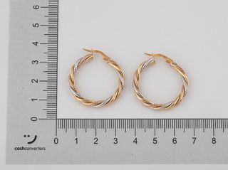 argollas oro 18k