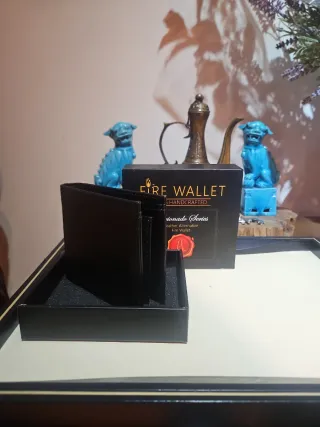 Cartera Fire Wallet Hecha a Mano Serie Aficionado