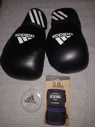 Guantes y vendas boxeo Adidas