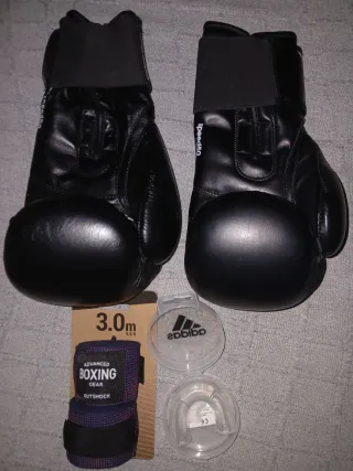 Guantes y vendas boxeo Adidas