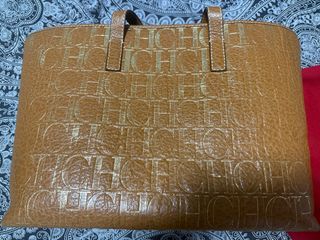 Bolso CH Marrón y Dorado
