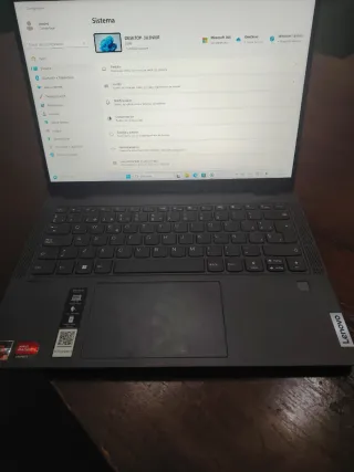 Portátil Lenovo Gris