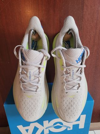 Hoka Clifton 9 Talla 42 2/3 Gris/Verde