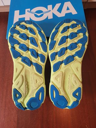 Hoka Clifton 9 Talla 42 2/3 Gris/Verde