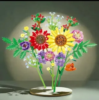 Bloco de Montar JIE STAR Flores JJ902B