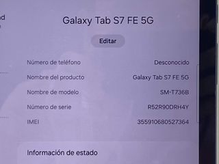 tablet pc samsung tab s7 fe 12.4 6gb 128gb 5g