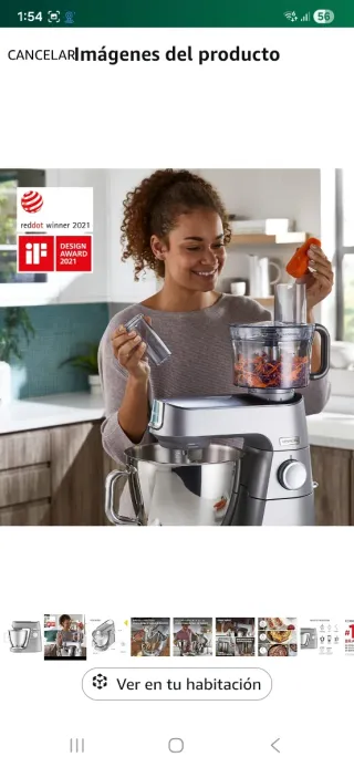 Robot Cocina Kenwood Titanium Chef Baker XL