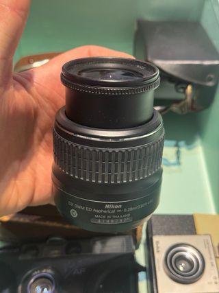 Lote 5 cámaras antiguas + Objetivo Nikon