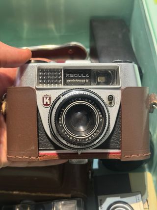 Lote 5 cámaras antiguas + Objetivo Nikon