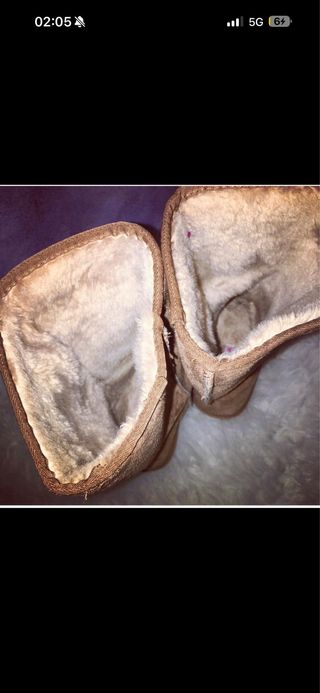 Stivali marroni pelosi