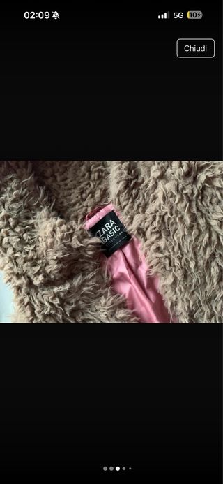 Zara Cappottino Teddy Marrone