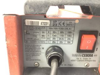 equipo soldadura cebora inverter power rob 1300