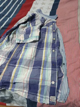 Camisa Tommy Hilfiger Cuadros Azul Multicolor