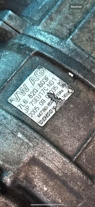 Compresor aire acondicionado Touareg