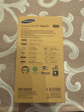 Samsung Galaxy Note 3 S-Pen Movistar da 32 GB, set completo