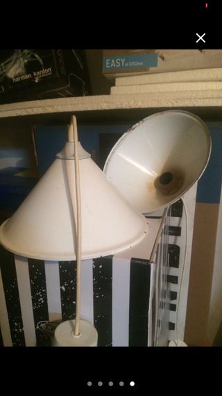 2 Lampade da Soffitto Vintage Bianche