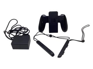 otros accesorios nintendo switch nintendo cargador + joycon grip + joycon strap