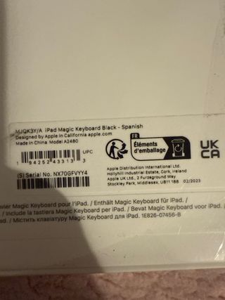 Funda Teclado Magic Keyboard iPad Apple