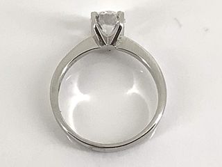 sortija oro 18k con diamante de laboratorio