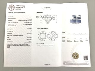 sortija oro 18k con diamante de laboratorio