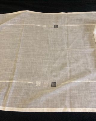 Tende in tessuto bianco