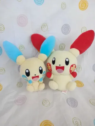 pokémon peluche do pokémon Plusle Minum banpresto