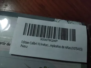 Tarjetas de invitación de Unicornio