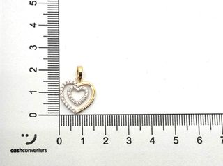 colgante oro 18k con piedra con circonita