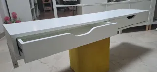 Mueble cajonera blanco (2 cajones)