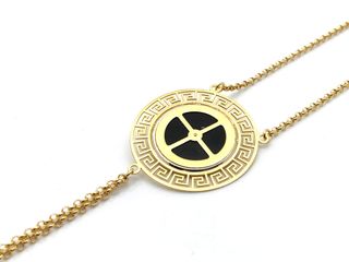 manita oro 18k con circonita,onix