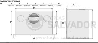 Chimenea insertable TNC leña