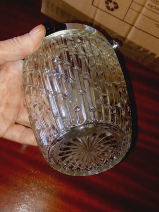 Frapê de cristal para Gelo, com pinça