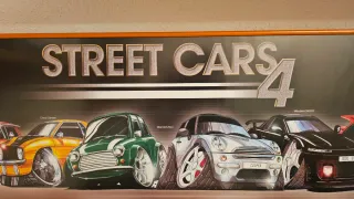 Cuadro enmarcado “Street Cars 4” – 90x60 cm