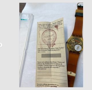 Orologio Swatch Vintage Multicolor