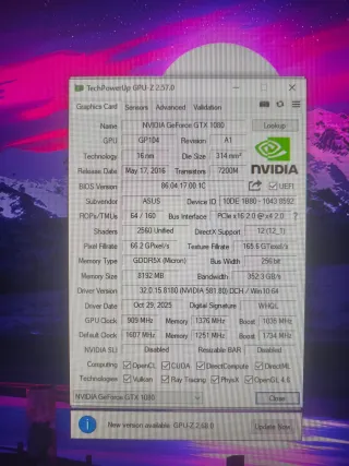 ASUS ROG STRIX GTX 1080