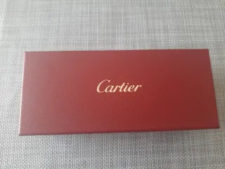 Gafas de Sol Cartier Santos Negro/Dorado