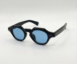 Gafas Vintage Unisex Negras y Azules