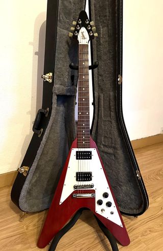 Gibson Flying V USA 2004 Cherry Faded