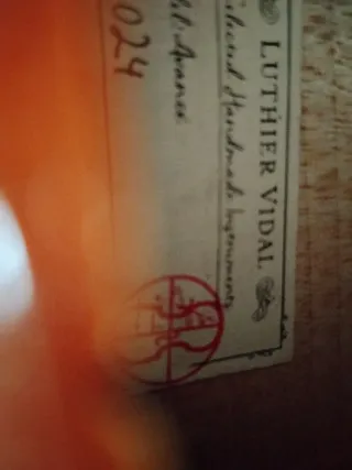 Violín Luthier Vidal Advance del 2024.